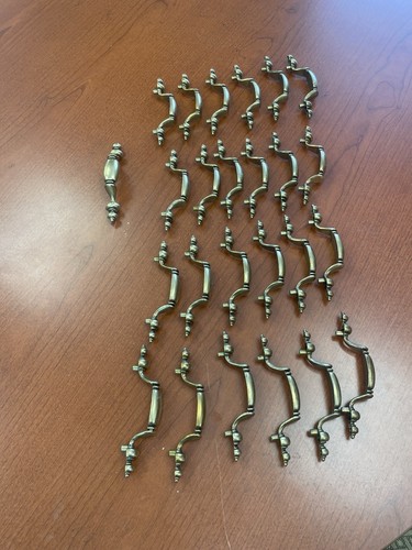 Brass kitchen handles - 24,