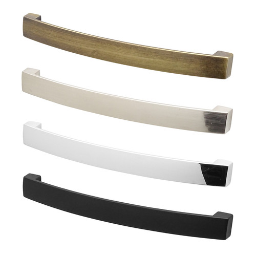 Cupboard handles curved flat - curved,